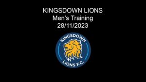 Kingsdown Lions Training