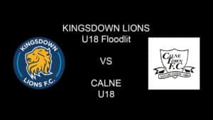 Kingsdown Lions U18 Floodlit V Calne