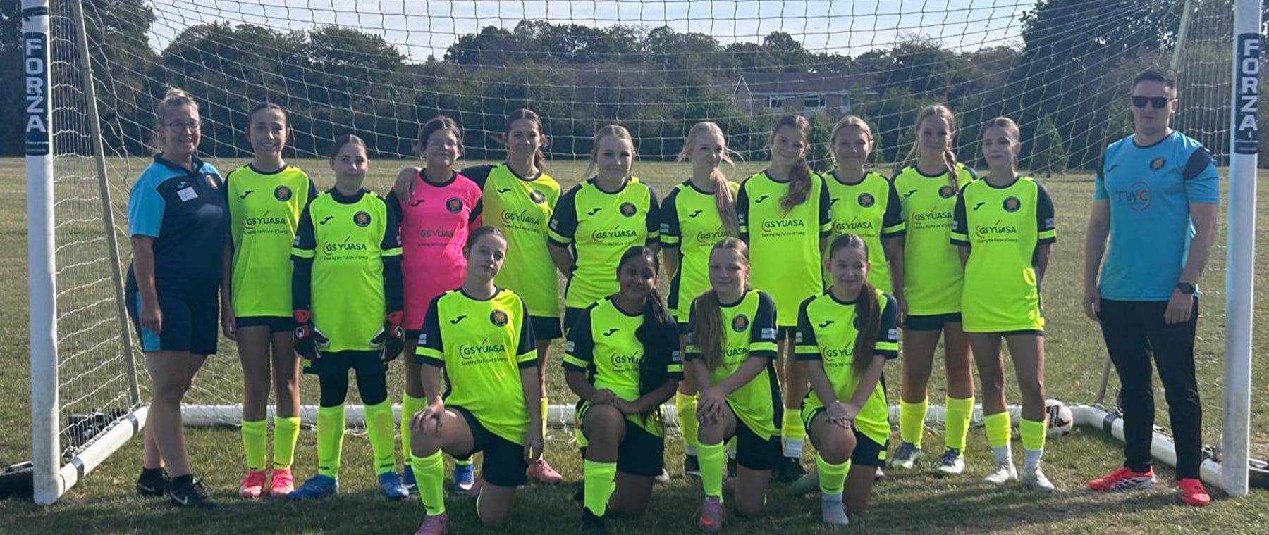 Kingsdown Lionesses U14 football team in Swindon