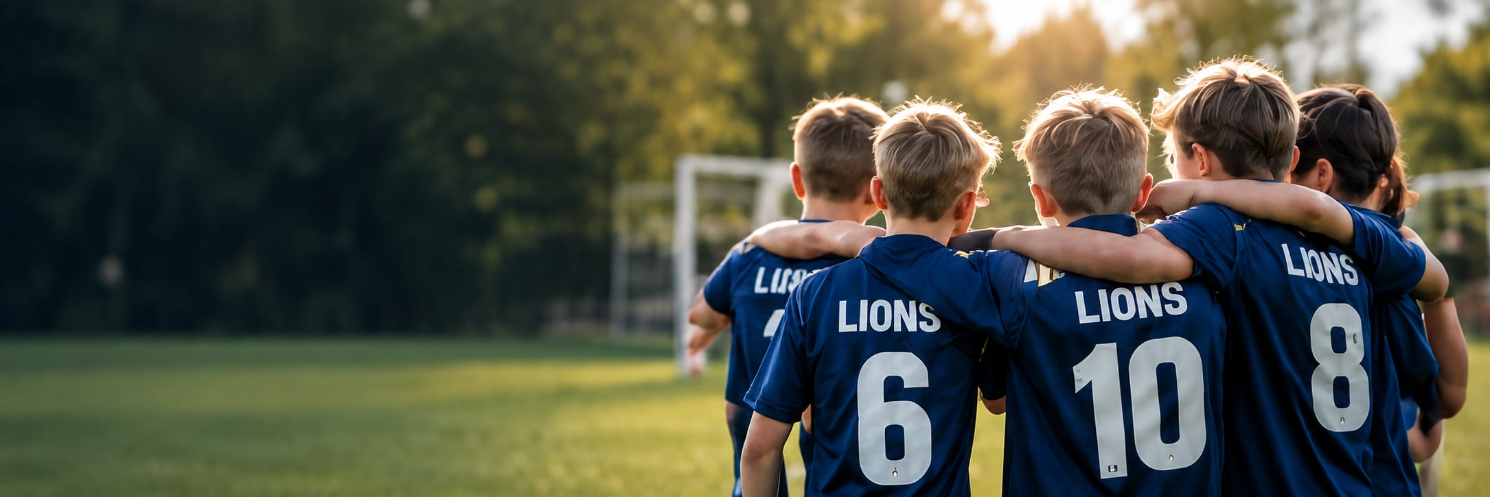 Kingsdown Lions players